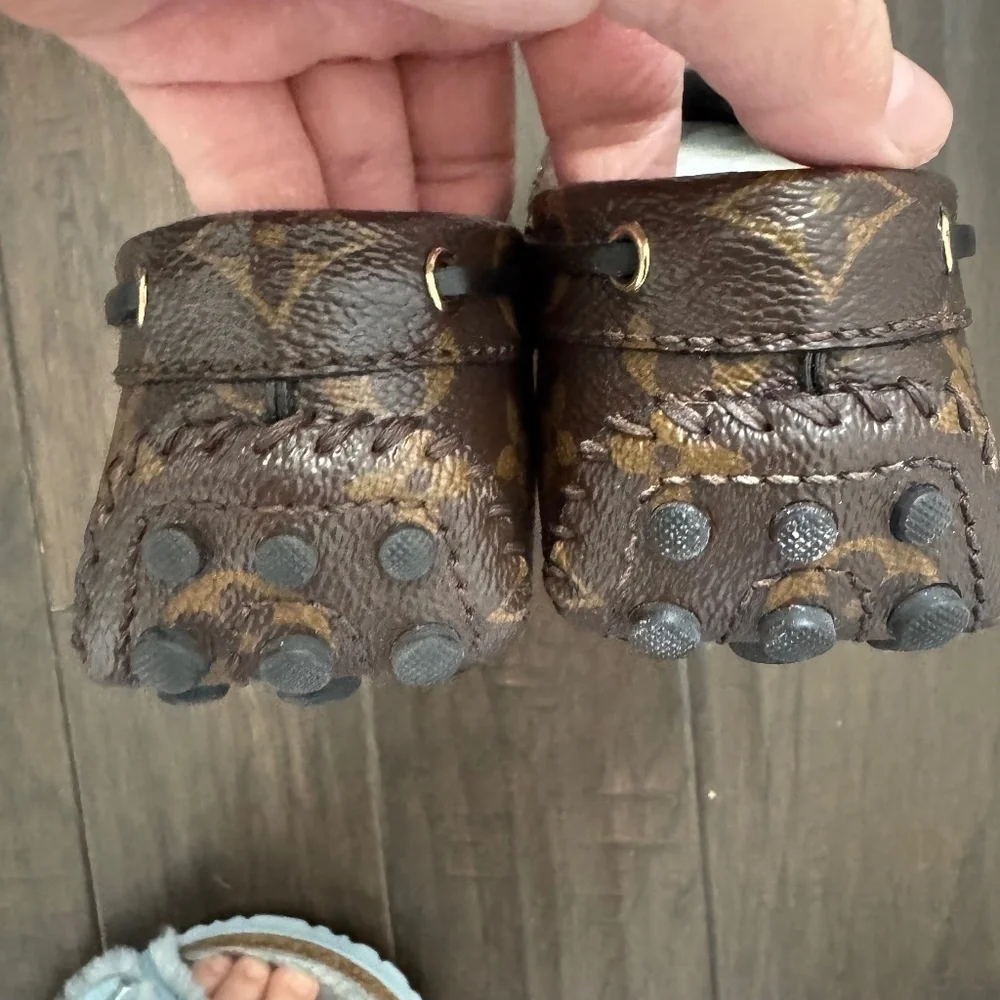 Louis Vuitton Patent Monogram Gloria Loafers 37.5